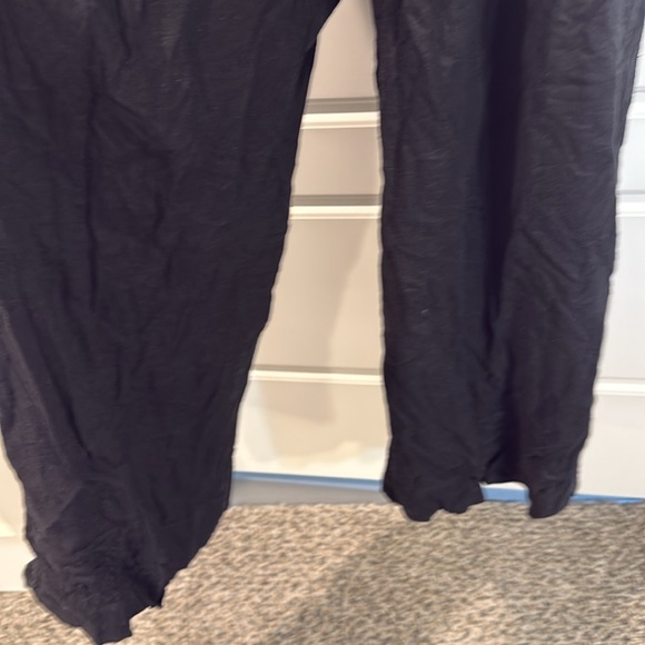 Madewell Tie-Waist Crop Wide-Leg Jumpsuit Blackberry 6 - Picture 10 of 16